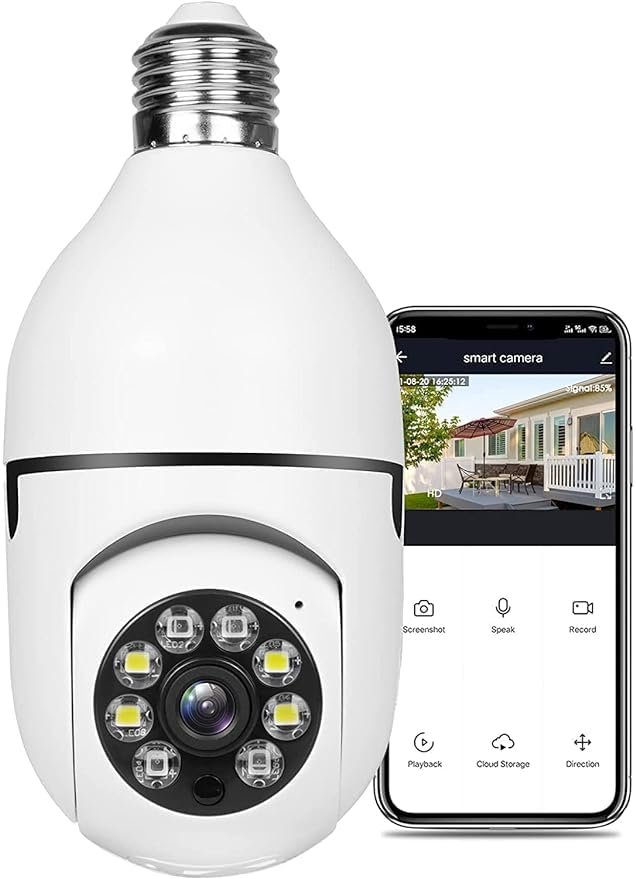 bulb holder cctv camera